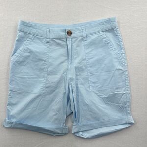 3For$20 Style & Co Seersucker Chino Shorts Baby Blue NWOT size 10